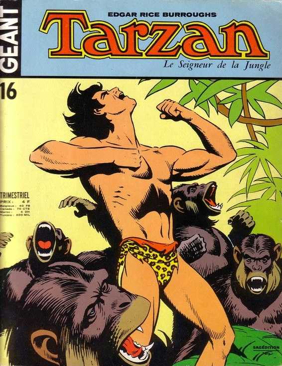 Scan de la Couverture Tarzan Gant n 16